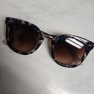 TOMS Cecilia Cat Eye Sunglasses | Vintage Tortoise/Shiny Rose Gold
